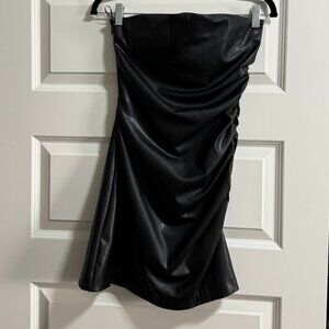 Black Strapless Dress